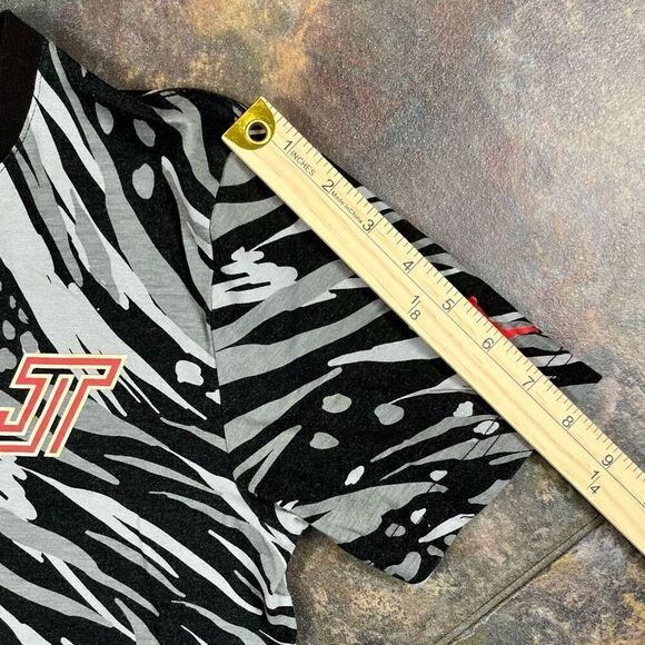 Jordan Tatum Zoo Black White Tee Shirt Large 12-13 - Picture 3 of 11